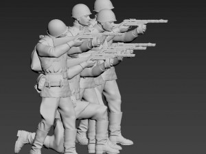 soviet soldiers 3D-printmodel