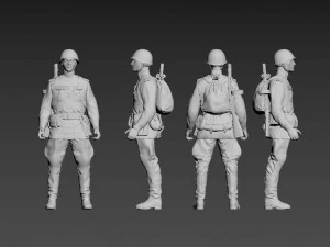 soviet soldiers 3D Print Model