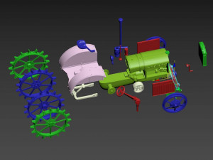 Tractor 3D-Modell