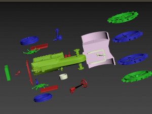 Tractor 3D-Modell