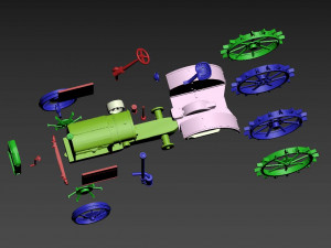 Tractor 3D-Modell