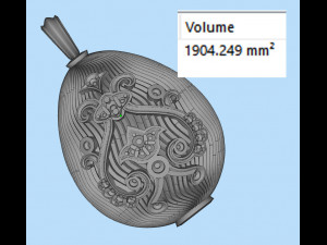 easter egg faberge 3D 프린트 모델