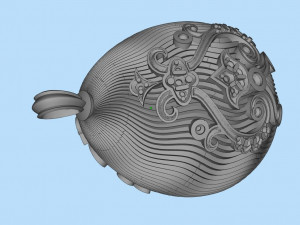 easter egg faberge 3D 프린트 모델