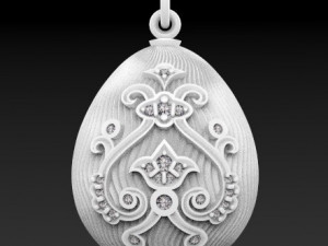 easter egg faberge 3D 프린트 모델