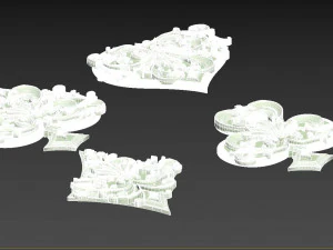 Espadas tr&eacute;boles corazones diamantes Modelo de impresión 3D