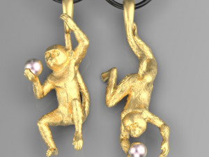 earrings 3Dプリントモデル
