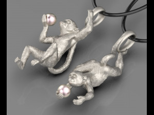 earrings 3Dプリントモデル