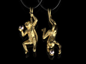 earrings 3Dプリントモデル