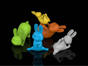 ウサギ 3Dモデル