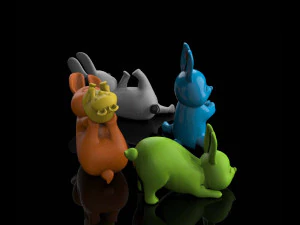 hares 3D Model