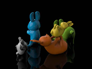 hares 3D Model