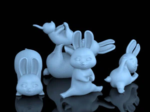 hares 3D Model