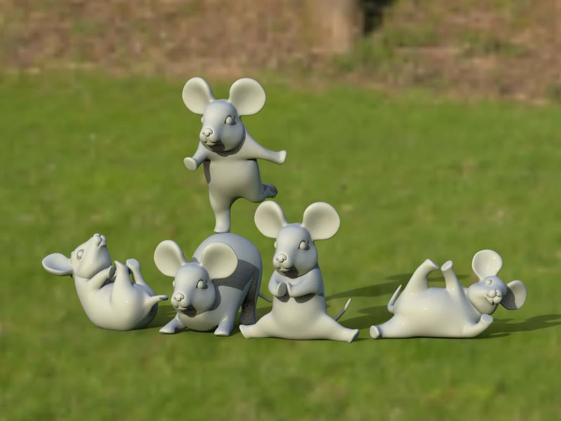 mouse 3D Model .c4d .max .obj .3ds .fbx .stl .blend 