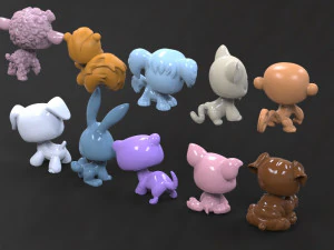 Toy animal 3D Model