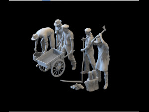 working people Modelo de Impressão 3D