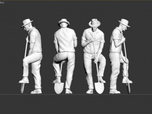working people Modelo de Impressão 3D