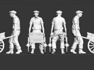 Working people 3D Print Model
