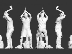 working people Modelo de Impressão 3D