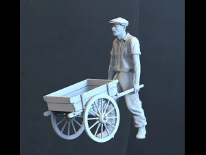 Working people 3D Print Model
