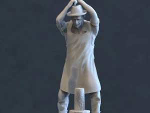Working people 3D Print Model