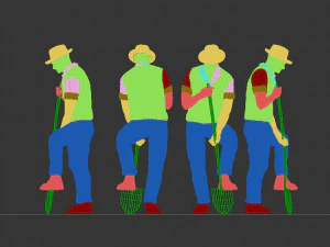 Working people 3D Print Model