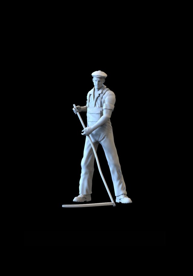 mower man Modelo de impresión 3D .c4d .max .obj .3ds .fbx .stl .blend 