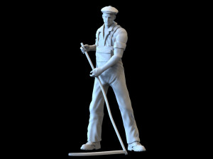 mower man 3D Print Model