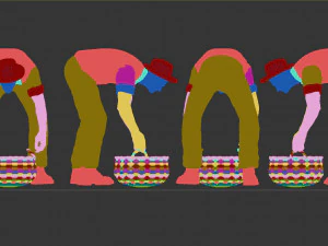 働く男 3Dプリントモデル