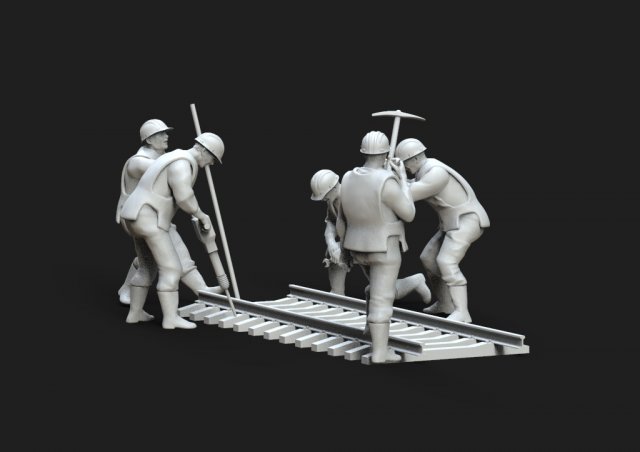 repair railway 3D-printmodel .c4d .max .obj .3ds .fbx .stl .blend 