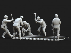 repair railway 3D-printmodel