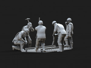 repair railway 3D-printmodel