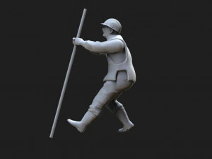 worker 3D Print Model