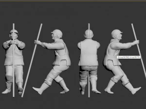 worker 3D Print Model