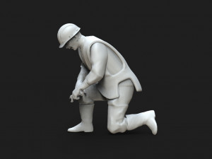 worker 3D Print Model