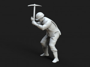 worker 3D Print Model