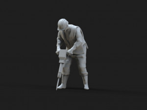 worker 3D Print Model