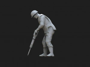 worker 3D Print Model
