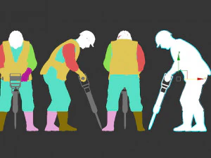 worker 3D Print Model