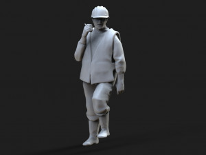 worker 3D Print Model