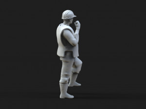 worker 3D Print Model