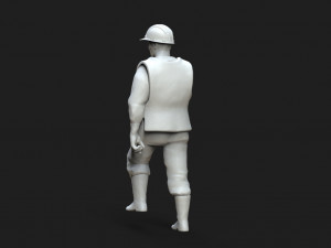 worker 3D Print Model
