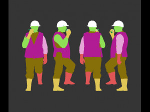 worker 3D Print Model