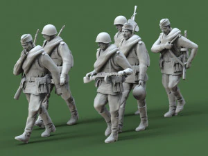 soldiers ussr 3D Print Model