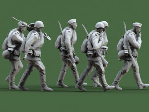soldiers ussr 3Dプリントモデル