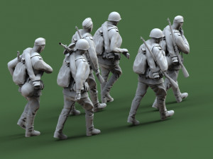soldiers ussr 3Dプリントモデル