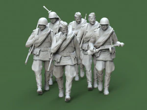 soldiers ussr 3D Print Model