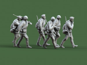 soldiers ussr 3Dプリントモデル