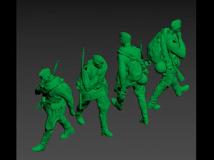 soldiers ussr 3D Print Model