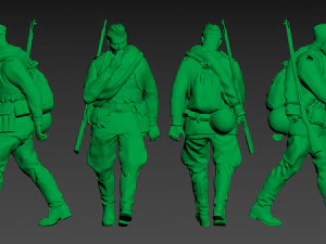 soldiers ussr 3D Print Model