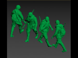 soldiers ussr 3Dプリントモデル